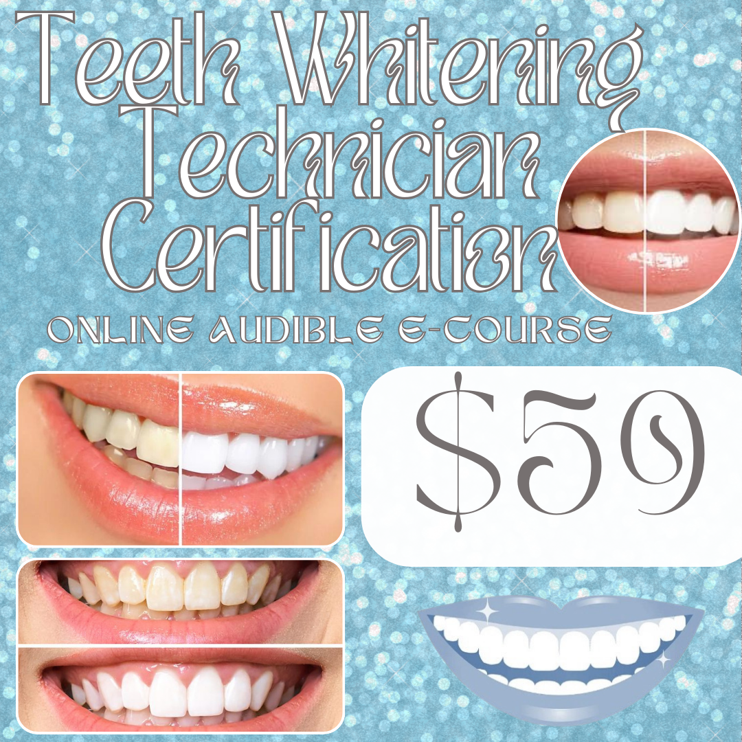 Online Teeth Whitening Audible E-Course Certification