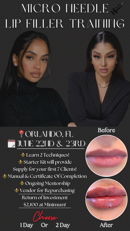 Microneedle Lip Filler Training