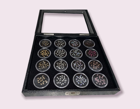 320 Assorted Advanced Crystal Swarovski Tooth Gem Case - Specialty Gems (Lead Free)